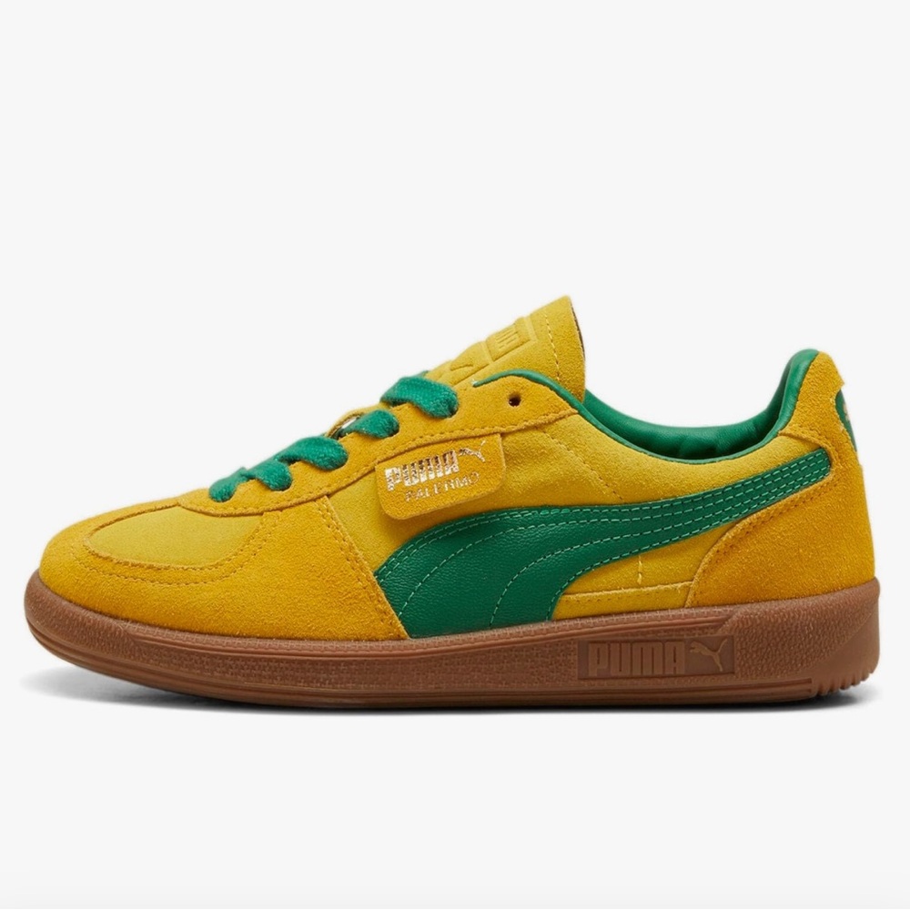 PUMA Palermo Pele Yellow/Yellow Sizzle/Archive Green Size 9